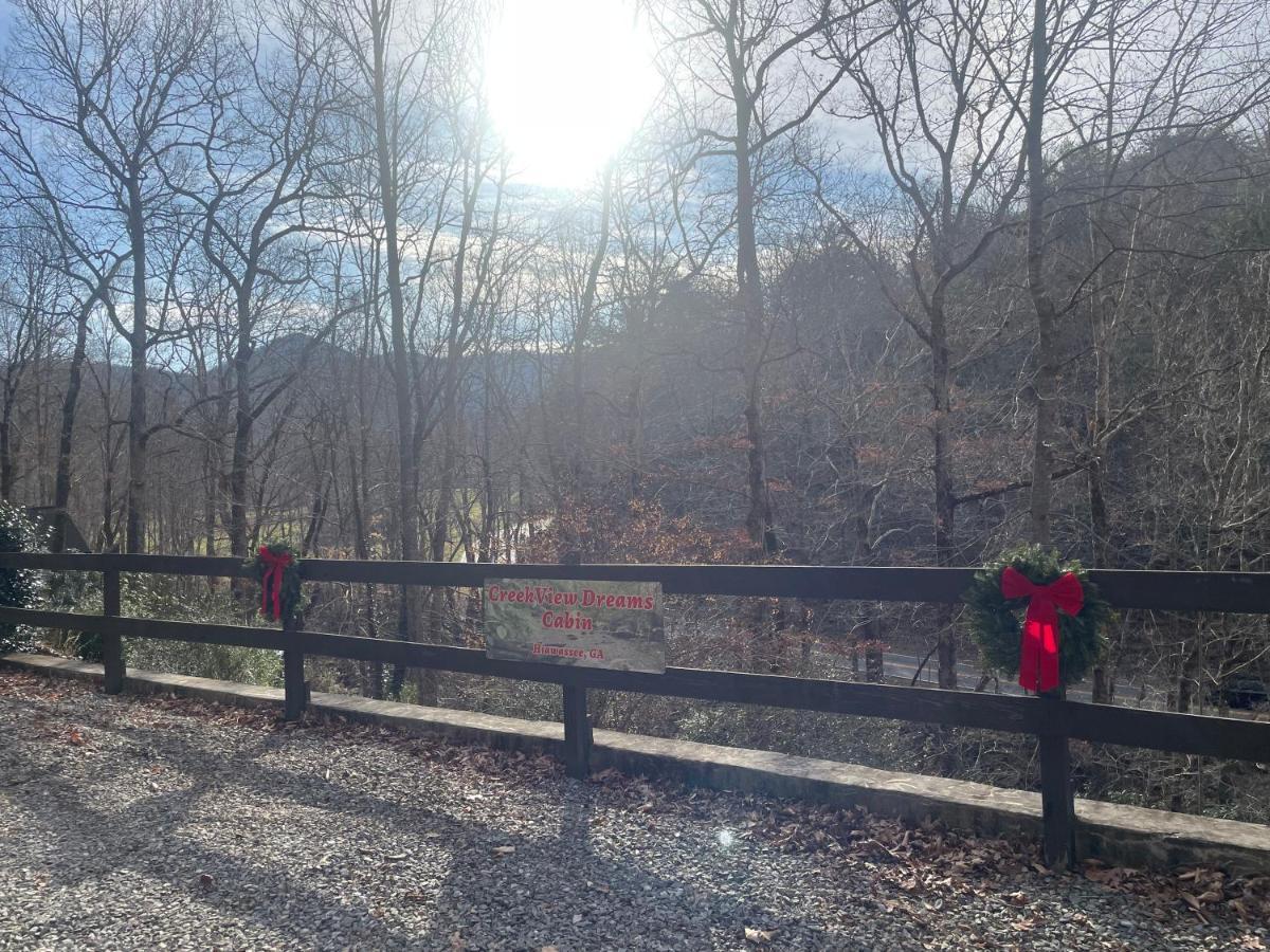 Cozy Creekfront Family Cabin-Pet Friendly -Gamerm-Hot Tub Hiawassee Exteriör bild
